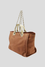 Load image into Gallery viewer, Brown Large Deauville Tote Bag by Chanel
