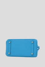 Load image into Gallery viewer, Bleu Frida PHW Birkin 25 Swift Leather Bag by Hermès
