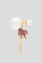 Load image into Gallery viewer, Gold Tribales Leopard Earring by Dior
