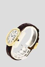 Load image into Gallery viewer, Brown 18K Yellow Gold Baignoire Watch by Cartier
