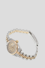 Load image into Gallery viewer, Datejust 18K Yellow Gold Houndstooth Diamond Dial and Stainless Steel Watch by Rolex
