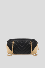 Load image into Gallery viewer, Black Camera Bag Chevron by Chanel
