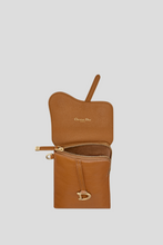 Load image into Gallery viewer, Cognac Goatskin Saddle Multifunction Pouch by Dior
