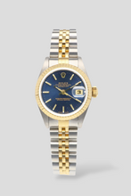 Load image into Gallery viewer, Datejust Blue Dial 18K Yellow Gold and Stainless Steel Watch by Rolex
