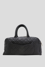 Load image into Gallery viewer, Black Caviar Mini Boston Bag by Chanel
