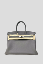 Load image into Gallery viewer, Etain PHW Birkin 35 Togo Leather Bag by Hermès
