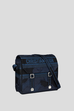 Load image into Gallery viewer, Blue Camouflage Embroidery Diorcamp Bag by Dior
