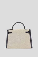 Load image into Gallery viewer, Bleu Indigo GHW Kelly Sellier 32 Toile H Box Calf Bag by Hermès
