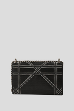 Load image into Gallery viewer, Black Perforated Studded Cannage Diorama Bag by Dior
