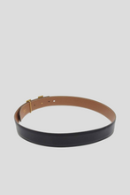 Load image into Gallery viewer, Gold H Belt Buckle and Reversible Leather Strap by Hermès
