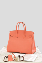 Load image into Gallery viewer, Flamingo PHW Birkin 25 Epsom Leather Bag by Hermès
