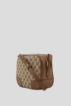 Load image into Gallery viewer, Brown GG Canvas and Leather Bree Crossbody Bag by Gucci
