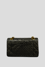 Load image into Gallery viewer, Black GHW Lambskin Small Classic Double Flap Bag by Chanel
