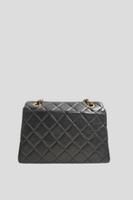 Load image into Gallery viewer, Black Lambskin Coco Chain Shoulder Bag by Chanel
