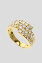 Load image into Gallery viewer, Diamond 18K Yellow Gold Cocktail Ring by Van Cleef &amp; Arpels
