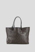 Load image into Gallery viewer, Black Goyardine Saint Louis PM Bag by Goyard
