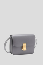 Load image into Gallery viewer, Grey Classic Box Small Bag by Celine
