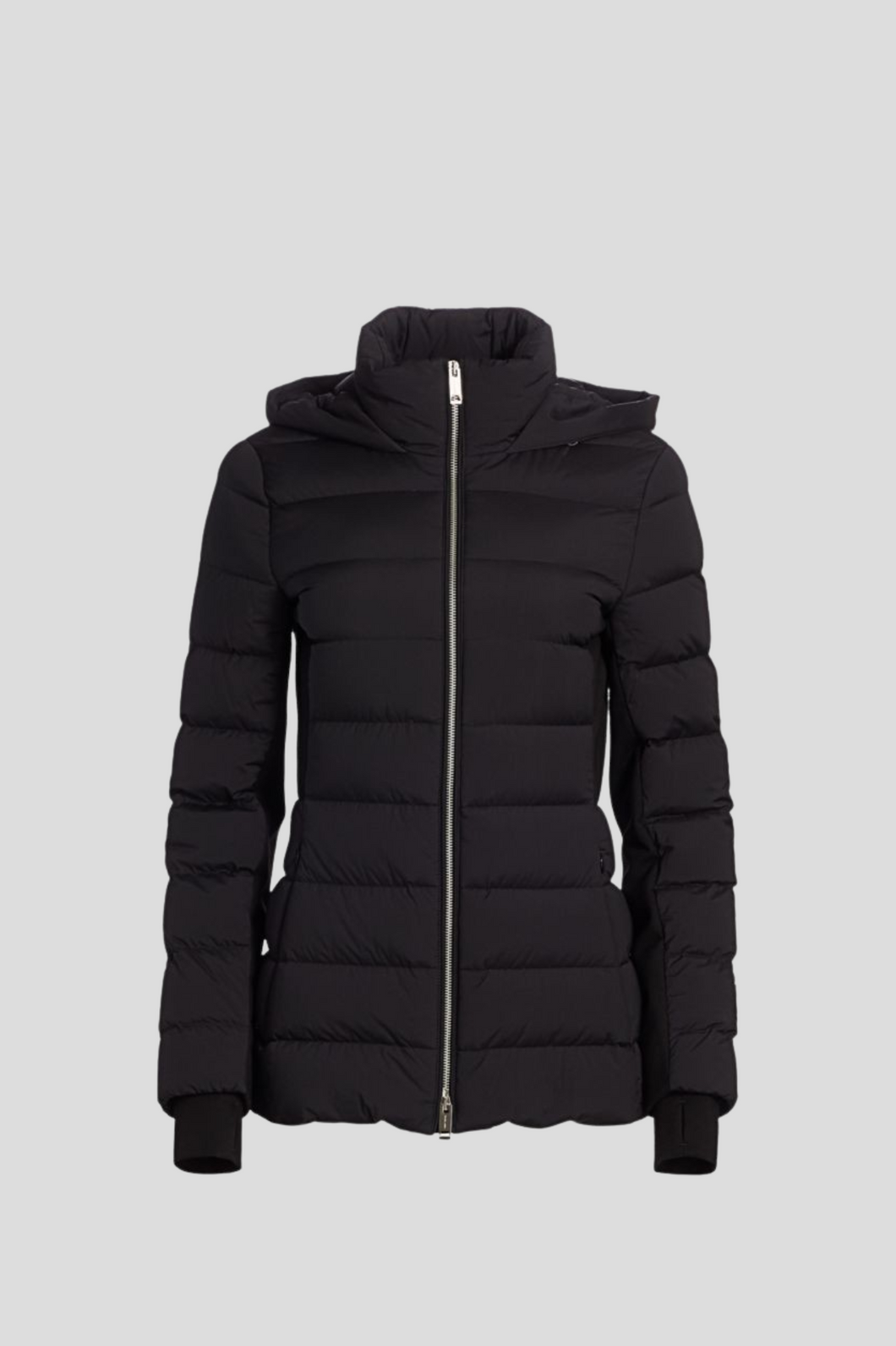 Black Newbridge Hooded Down Quilted Puffer Jacket by Burberry