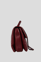 Load image into Gallery viewer, Bordeaux RHW Lambskin Large Trendy Top Handle Bag by Chanel
