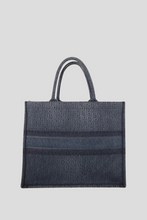 Load image into Gallery viewer, Denim Blue Oblique Embroidered Large Dior Book Tote by Dior
