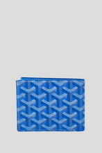 Load image into Gallery viewer, Blue Goyardine Victoire Bi-Fold Wallet by Goyard
