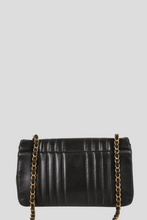 Load image into Gallery viewer, Black GHW Vertical Lambskin Medium Flap Bag by Chanel
