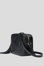 Load image into Gallery viewer, Black Interlocking GG Soho Disco Bag by Gucci
