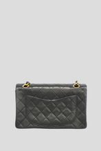 Load image into Gallery viewer, Black GHW Lambskin Small Classic Double Flap Bag by Chanel
