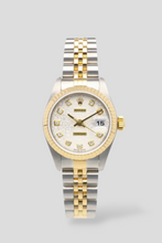 Load image into Gallery viewer, Datejust White Jubilee Diamond Dial 18K Yellow Gold and Stainless Steel Watch by Rolex
