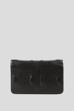 Load image into Gallery viewer, Black GHW Stitch Lambskin Wallet On Chain by Chanel
