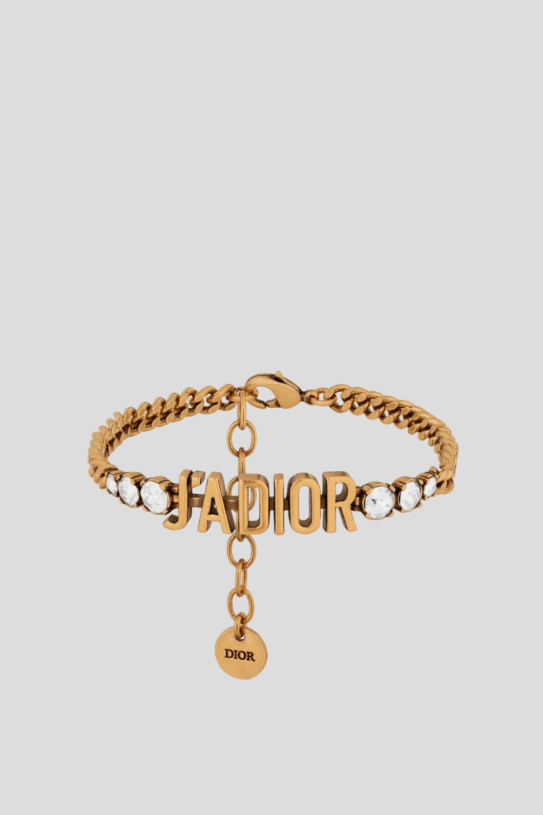 Antique Gold Crystal J'Adior Bracelet by Dior