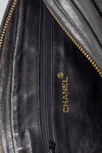 Load image into Gallery viewer, Black Lambskin Chain Camera Shoulder Bag by Chanel
