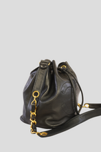 Load image into Gallery viewer, Black GHW Lambskin CC Bucket Bag by Chanel
