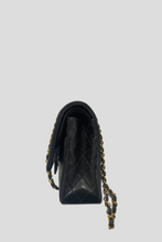 Load image into Gallery viewer, Black GHW Lambskin Medium Classic Double Flap Bag by Chanel
