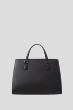 Load image into Gallery viewer, Black Interlocking GG Soho Top Handle Bag by Gucci
