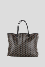 Load image into Gallery viewer, Black Goyardine Saint Louis PM Bag by Goyard
