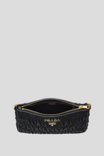 Load image into Gallery viewer, Black Tessuto Gaufre Shoulder Bag by Prada
