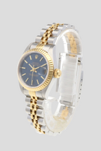 Load image into Gallery viewer, Datejust Blue Dial 18K Yellow Gold and Stainless Steel Watch by Rolex
