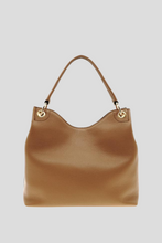 Load image into Gallery viewer, Brown Logo Phenix Vitello Hobo Bag by Prada
