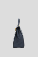 Load image into Gallery viewer, Blue Marine GHW Kelly Sellier 32 Courchevel Bag by Hermès
