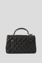 Load image into Gallery viewer, Black GHW Lambskin Mini Top Handle Bag by Chanel
