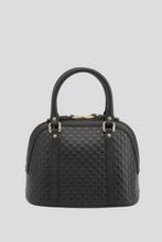 Load image into Gallery viewer, Black Guccissima Micro Top Handle Bag by Gucci
