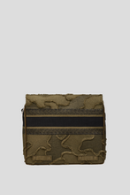 Load image into Gallery viewer, Green Camouflage Embroidery Diorcamp Bag by Dior
