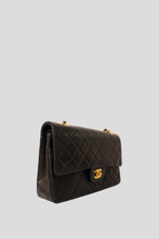 Load image into Gallery viewer, Black GHW Lambskin Medium Classic Double Flap Bag by Chanel
