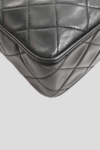 Load image into Gallery viewer, Black Lambskin Coco Chain Shoulder Bag by Chanel
