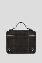 Load image into Gallery viewer, Black Mesh Embroidery DiorTravel Vanity Case by Dior
