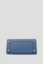 Load image into Gallery viewer, Blue France GHW Birkin 25 Sellier Madame Leather Bag by Hermès
