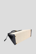 Load image into Gallery viewer, Bleu Indigo GHW Kelly Sellier 32 Toile H Box Calf Bag by Hermès
