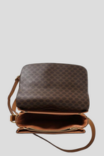 Load image into Gallery viewer, Brown Old Céline Macadam Crossbody Bag by Celine
