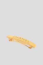 Load image into Gallery viewer, Gold Chanel Barrette Hair Clip by Chanel
